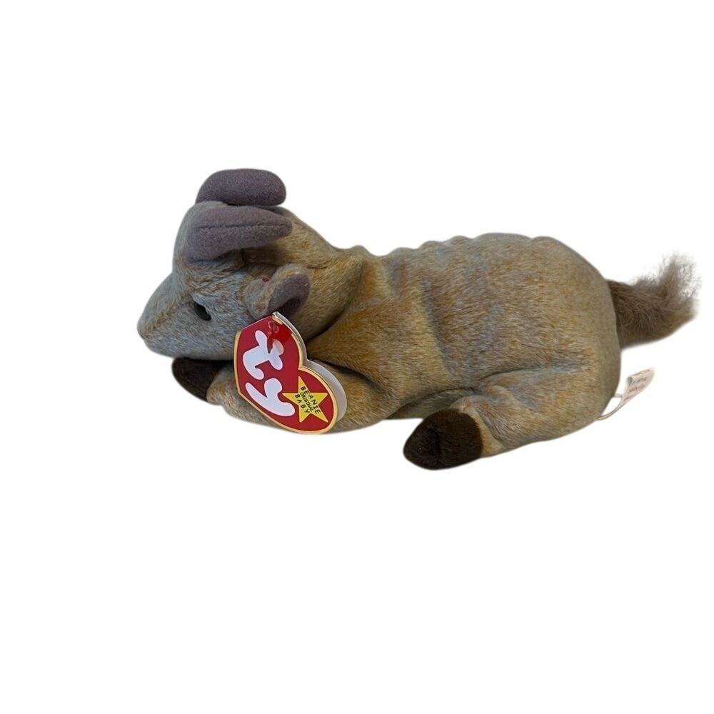 Ty Stuffed Animal with Brown and Gray